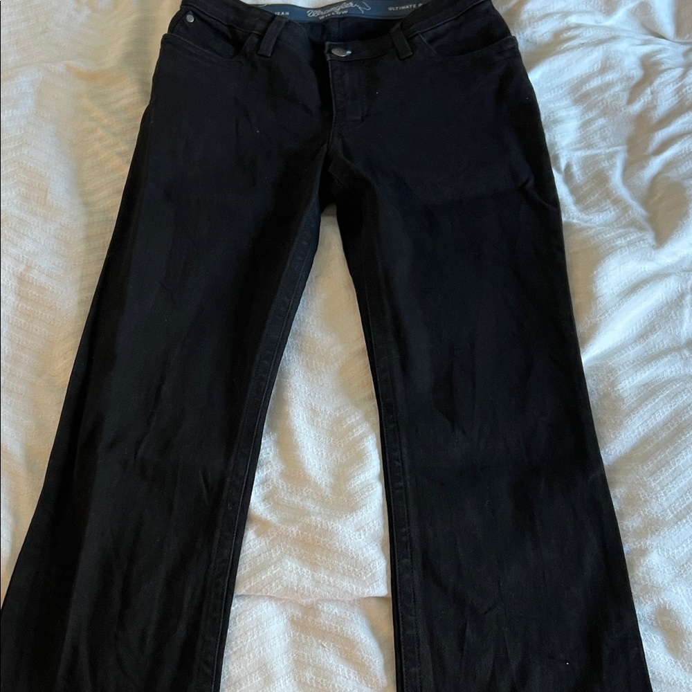 Wrangler Black Ultimate Riding Jeans 30x36